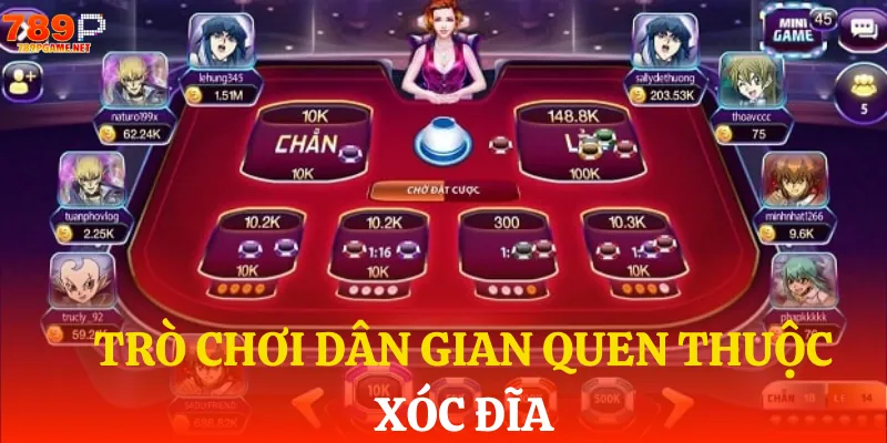 Xóc đĩa nét đặc trưng của trò chơi dân gian